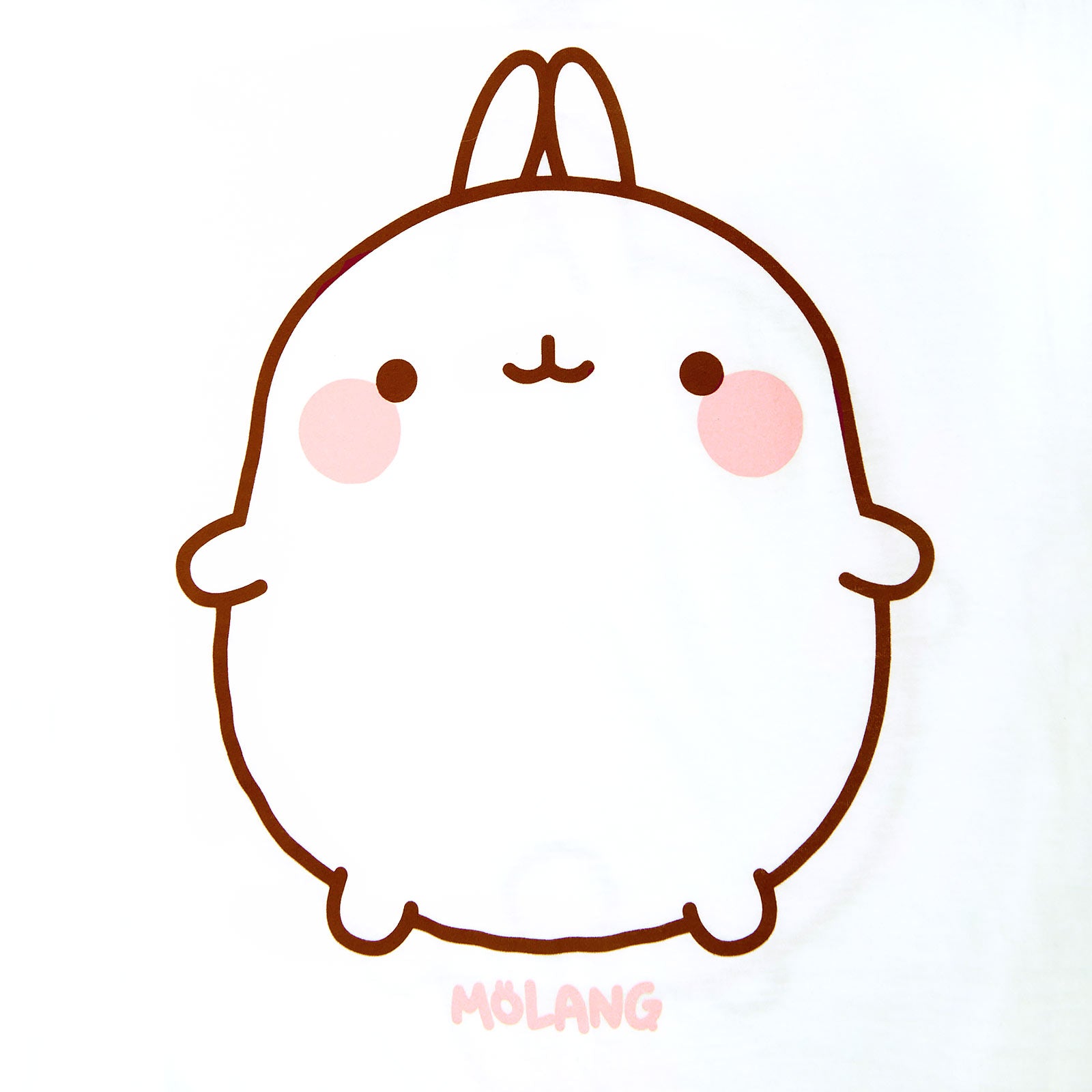 Produktbild Molang - Smile T-Shirt dam vit