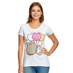 Produktbild Pusheen - Ballonger T-shirt dam vit