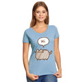 Produktbild Pusheen - Hi Bye! T-shirt dam blå