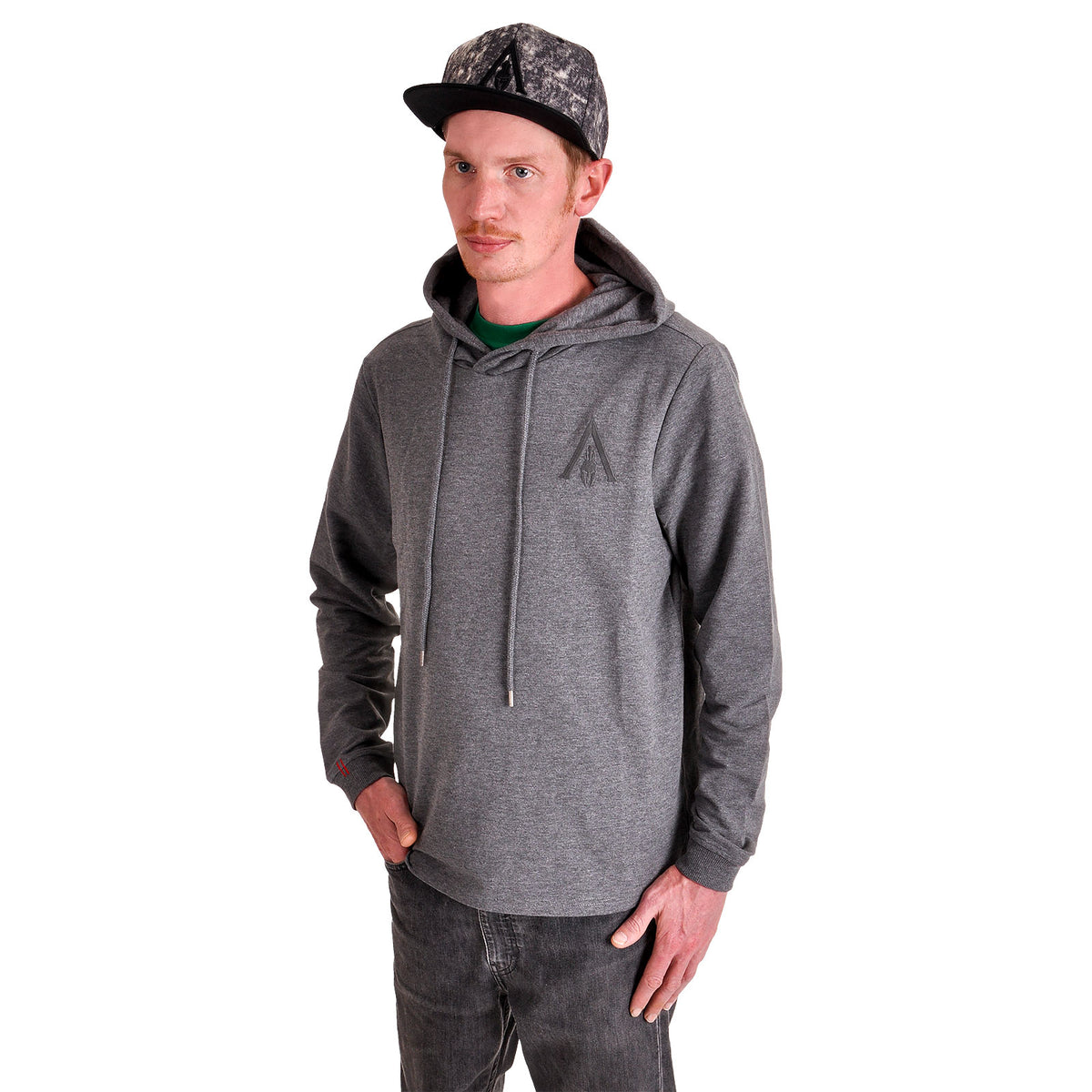 Produktbild Assassins Creed - Odyssey Logo Hoodie grå