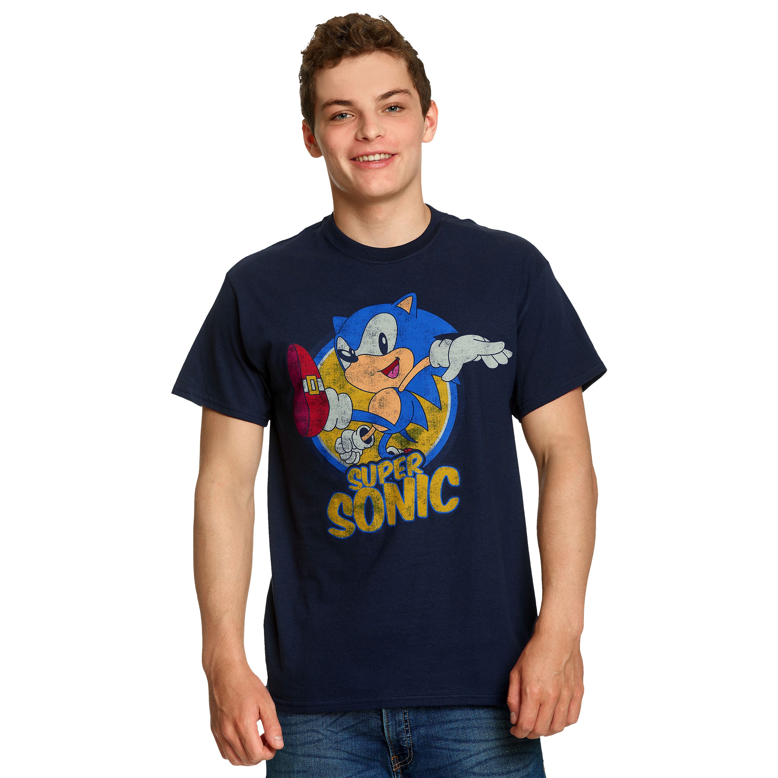 Produktbild Sonic the Hedgehog - Super Sonic T-shirt blå