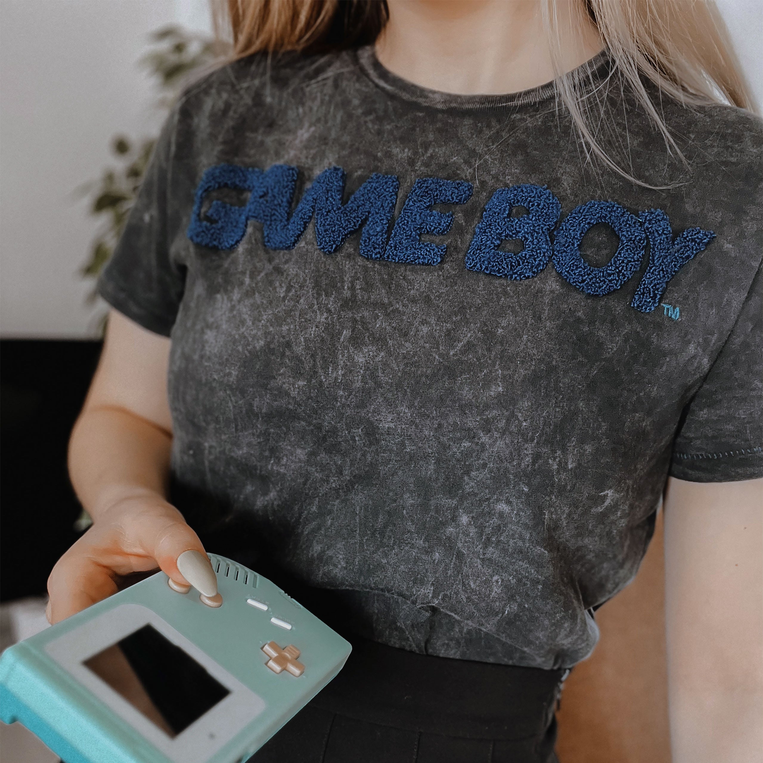 Produktbild Nintendo - Game Boy Logo T-shirt grå
