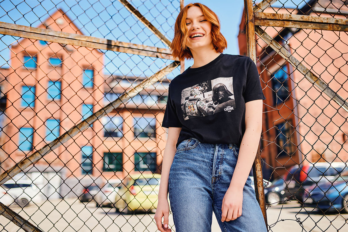 Produktbild Dark Side Tattoo T-shirt för Star Wars-fans svart