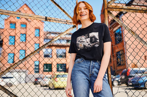 Produktbild Dark Side Tattoo T-shirt för Star Wars-fans svart