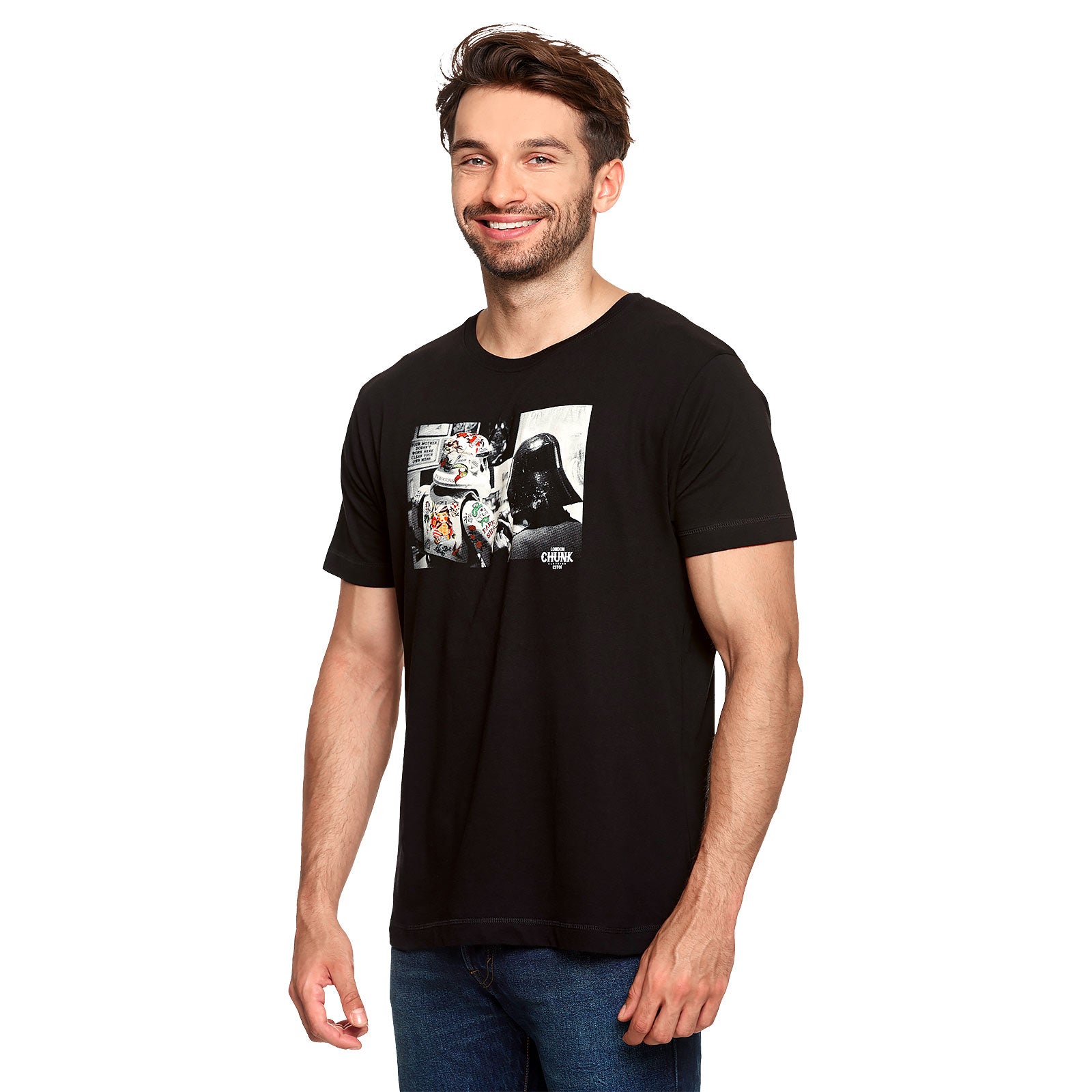Produktbild Dark Side Tattoo T-shirt för Star Wars-fans svart