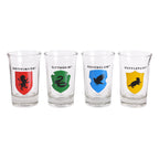 Produktbild Harry Potter - Hogwarts Mini Glas Set