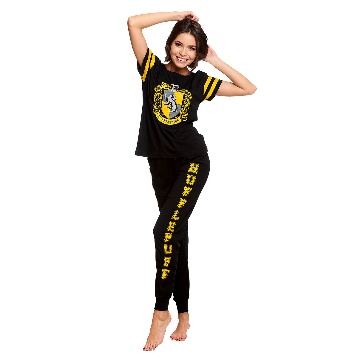 Produktbild Harry Potter - Hufflepuff-emblem Pyjamas för damer