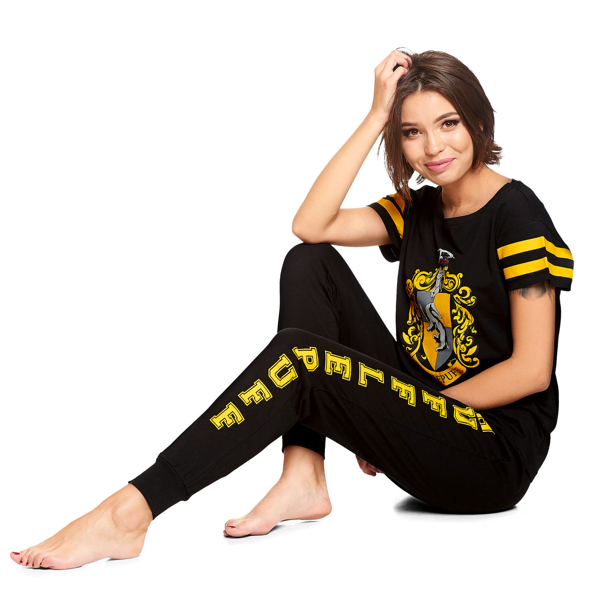 Produktbild Harry Potter - Hufflepuff-emblem Pyjamas för damer