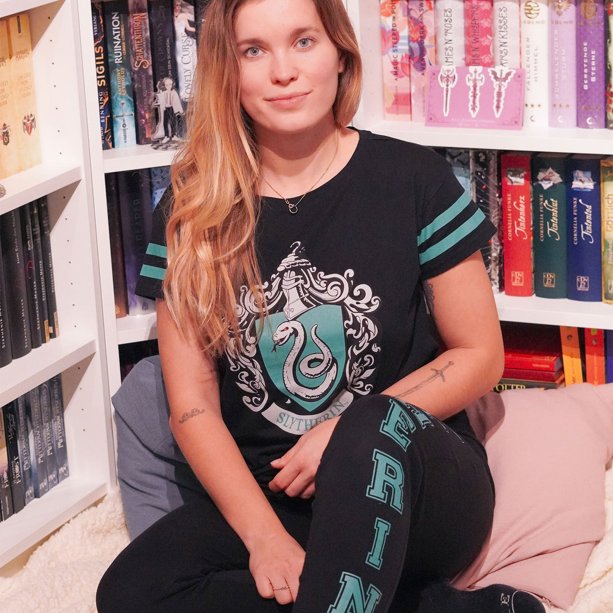 Produktbild Harry Potter - Slytherin-emblem Pyjamas för Damer