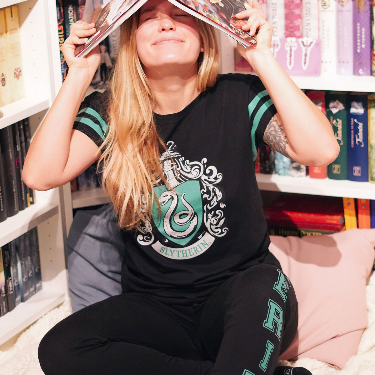 Produktbild Harry Potter - Slytherin-emblem Pyjamas för Damer