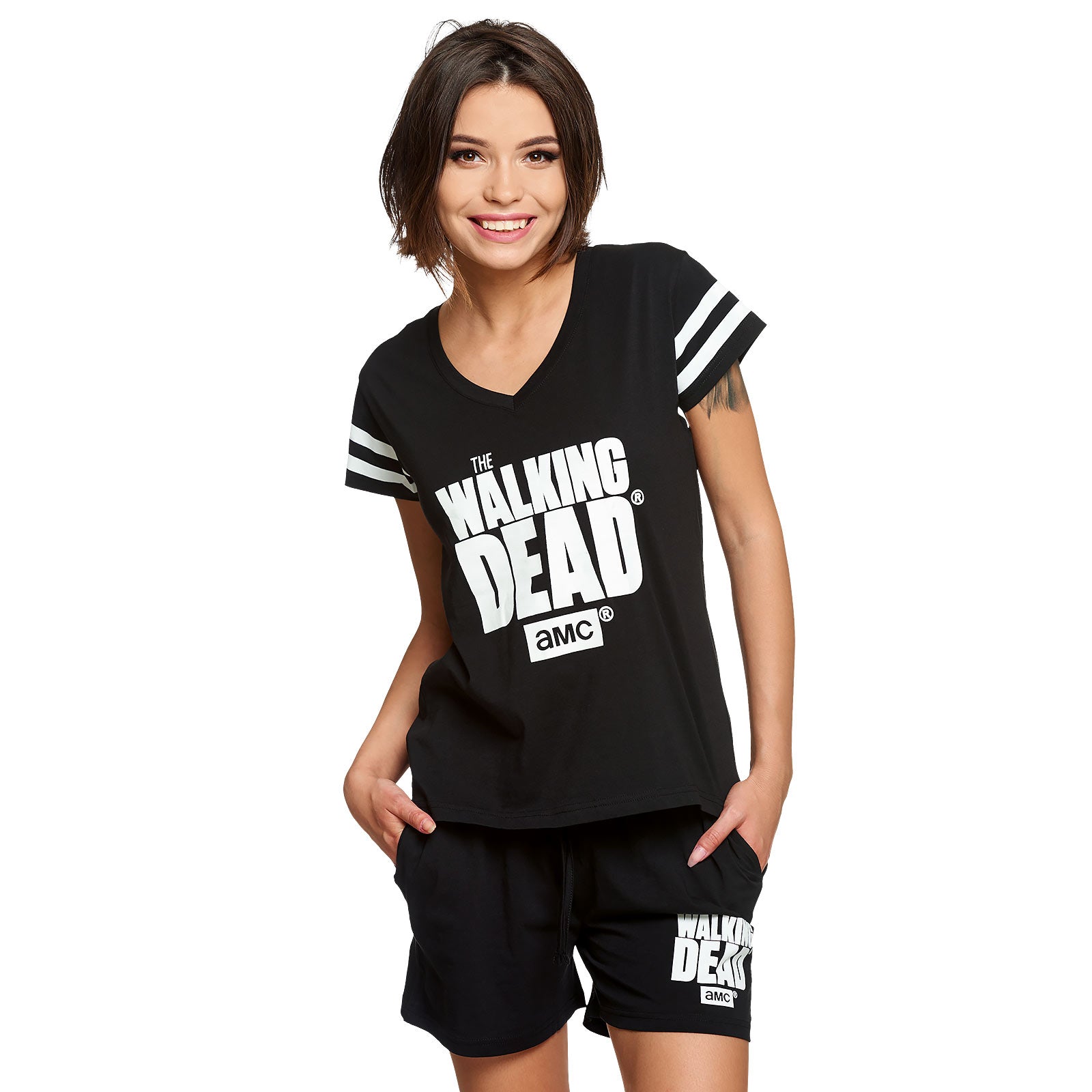 Produktbild Walking Dead - Logo Pyjamas kort dam