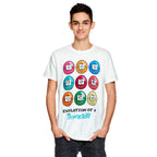 Produktbild Tamagotchi - Evolution of a Tamagotchi T-shirt vit