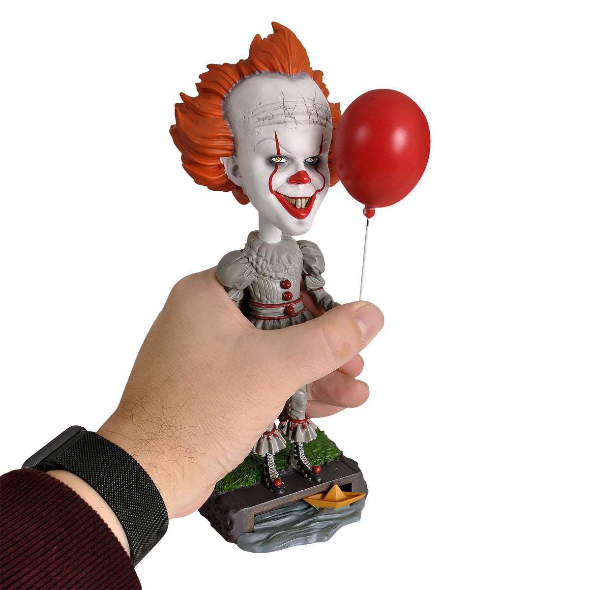 Produktbild Stephen Kings DET - Pennywise Head Knockers figur med vickande huvud