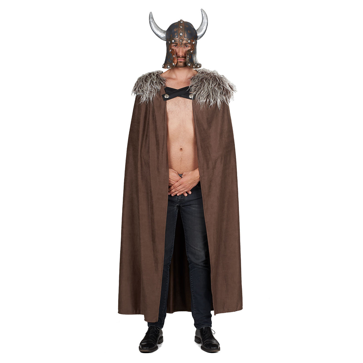 Produktbild Vikingmantel med pälsdetaljer