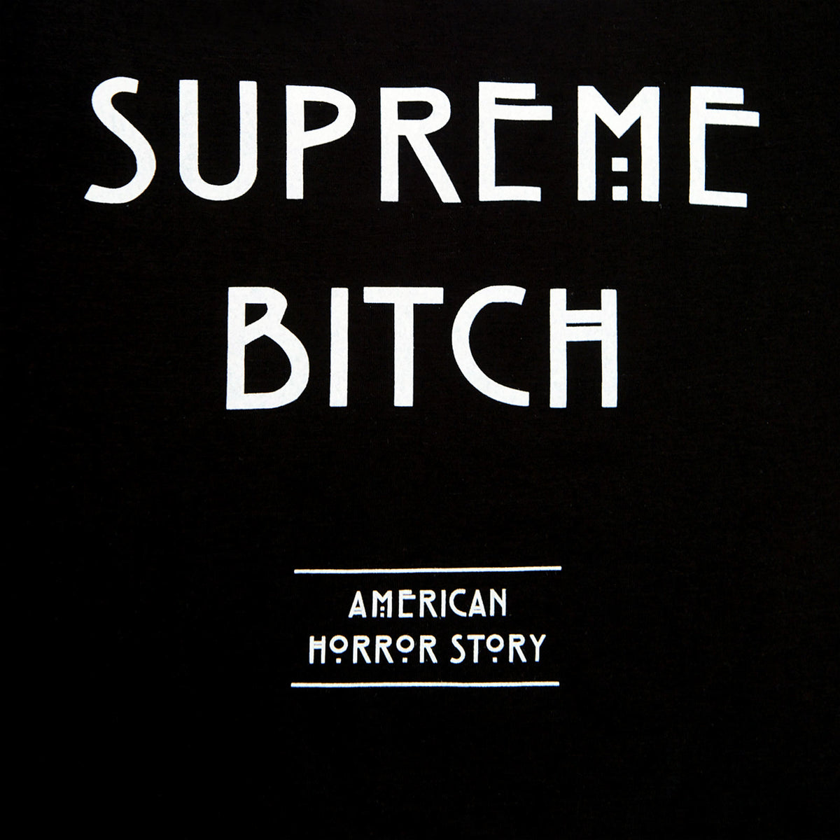 Produktbild American Horror Story - Supreme Bitch T-shirt dam svart