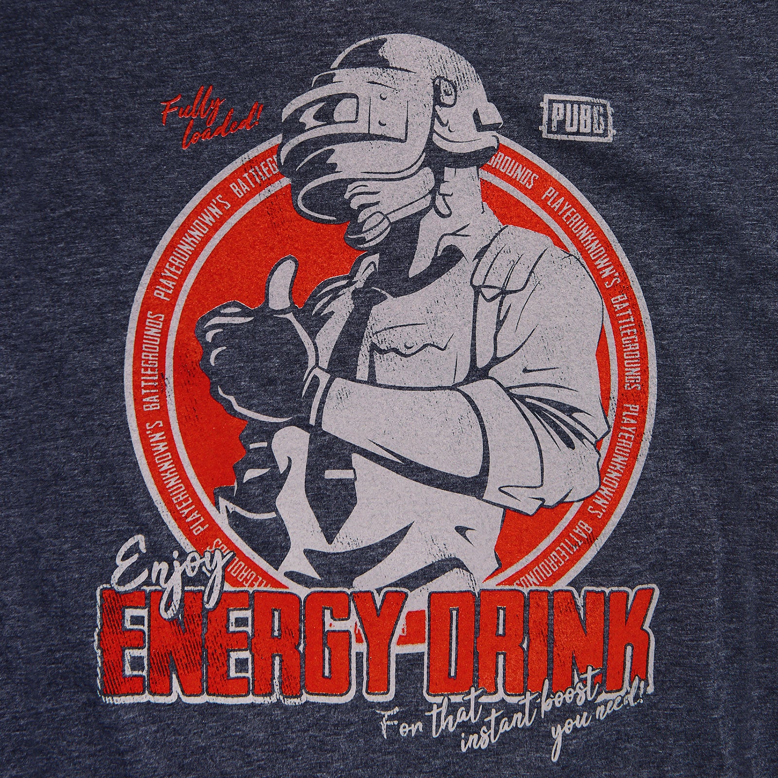 Produktbild PUBG - Energy Drink T-shirt blå