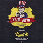 Produktbild Fallout - Vault 76 Poster T-Shirt blå