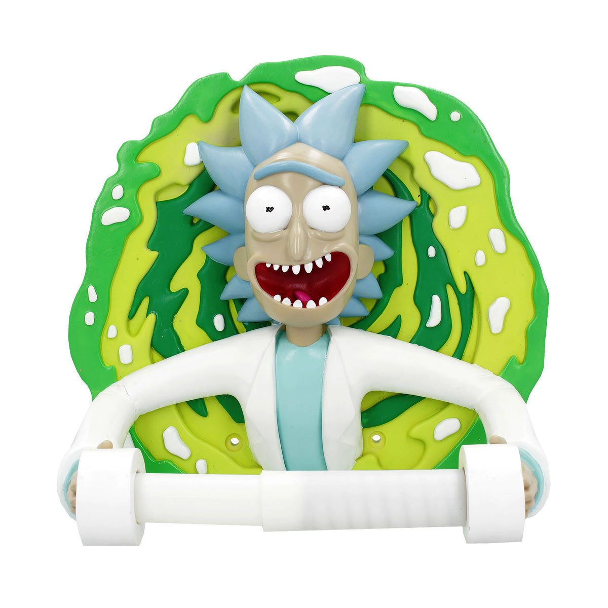 Produktbild Rick and Morty - Rick med portal toalettpappershållare