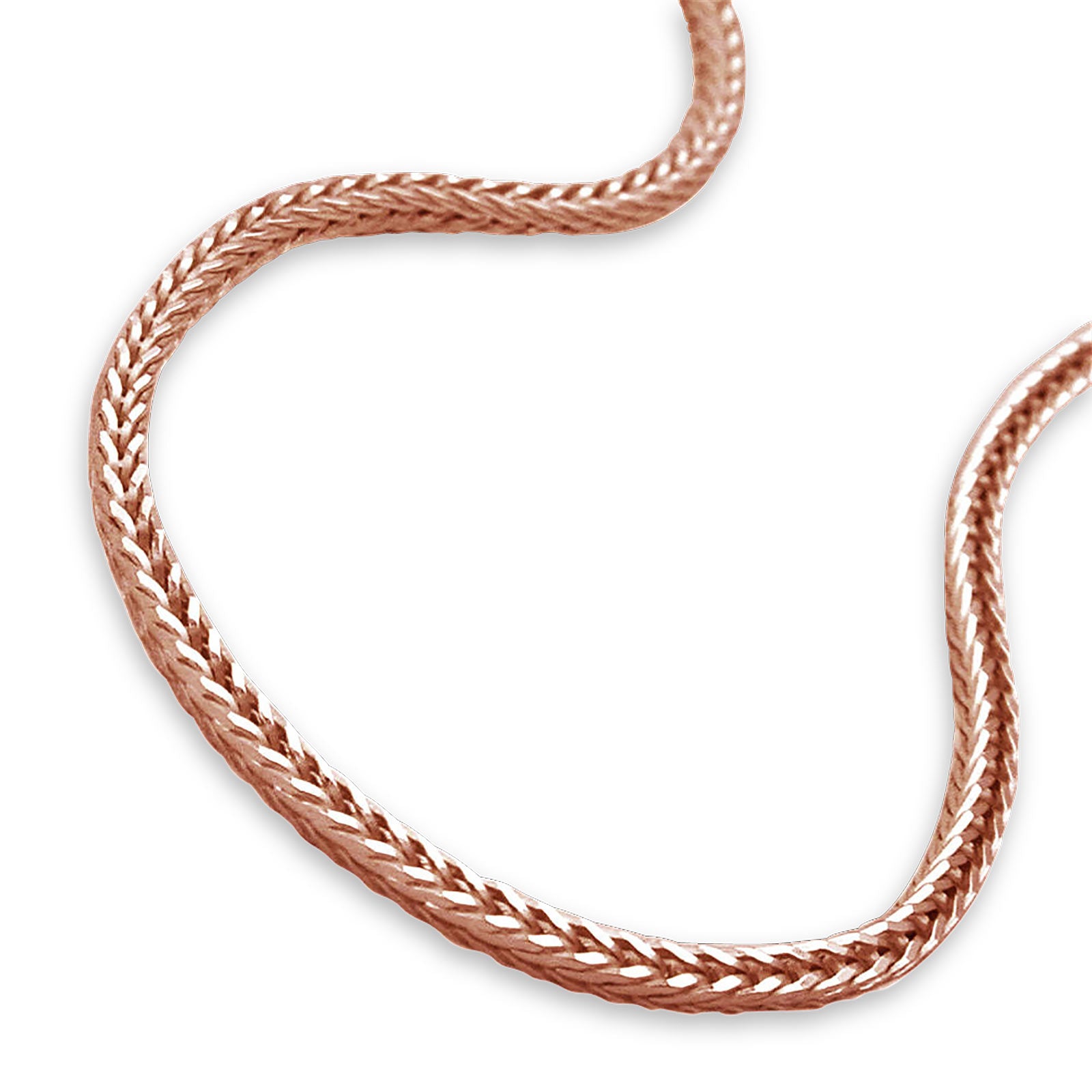 Produktbild Rävsvanshalsband rosé 42 cm