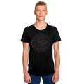 Produktbild Game of Thrones - Svart Targaryen 3D Logotyp T-shirt