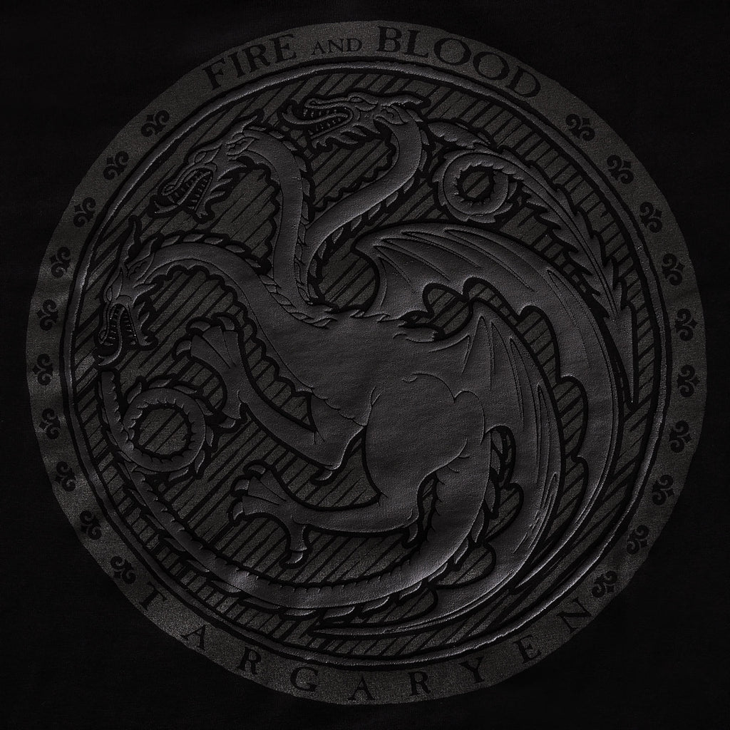 Produktbild Game of Thrones - Svart Targaryen 3D Logotyp T-shirt