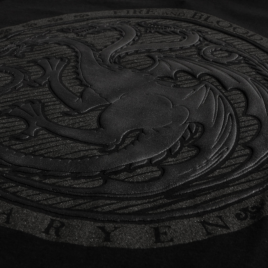 Produktbild Game of Thrones - Svart Targaryen 3D Logotyp T-shirt