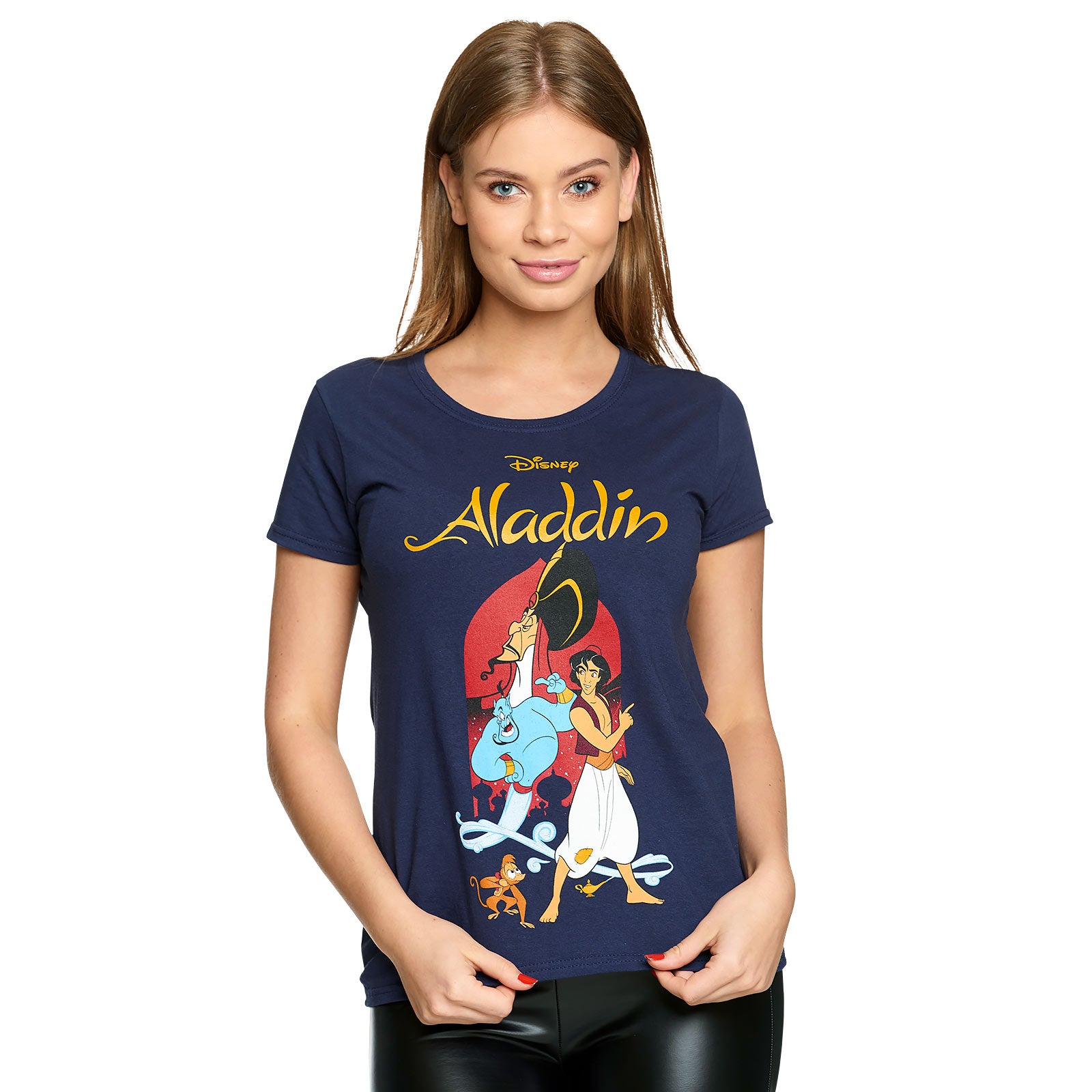 Produktbild Aladdin - Jafar och Aladdin T-shirt dam blå