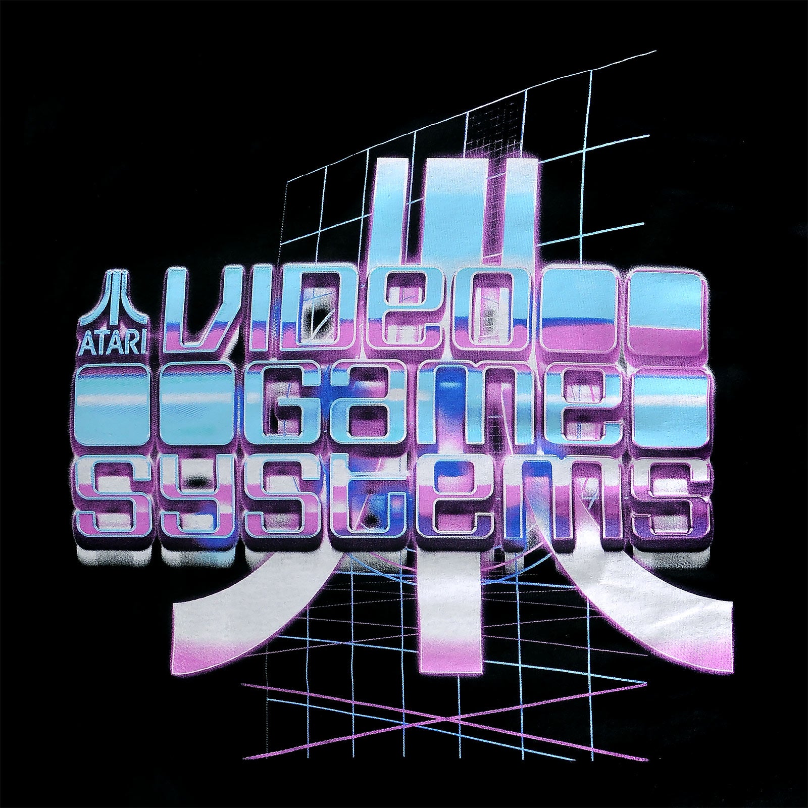 Produktbild Atari - Video Game Systems Retrowave T-shirt svart