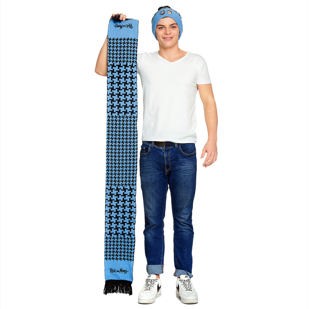 Produktbild Rick and Morty mössa och halsduk set