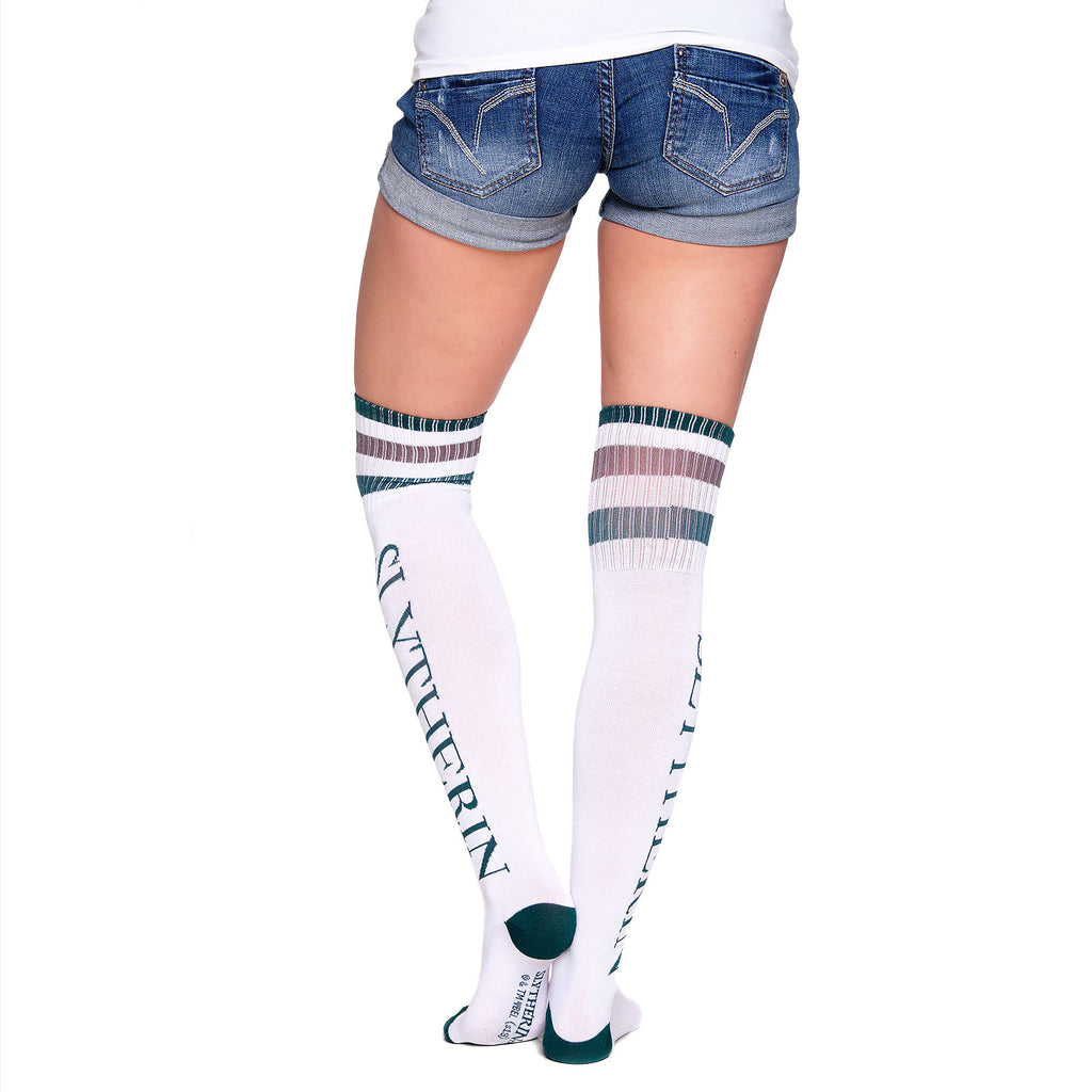 Produktbild Harry Potter - Slytherin Overknee-strumpor