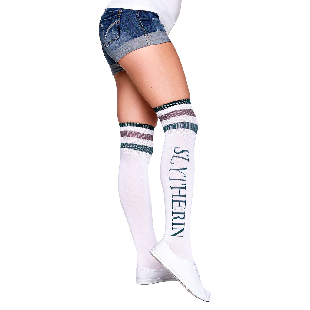 Produktbild Harry Potter - Slytherin Overknee-strumpor