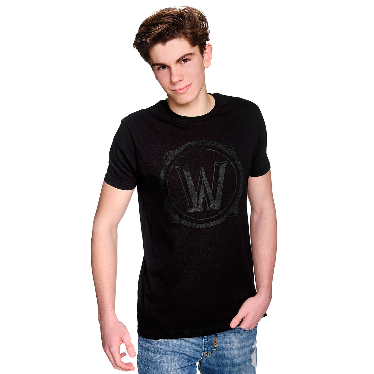 Produktbild World of Warcraft - Black Icon T-shirt svart