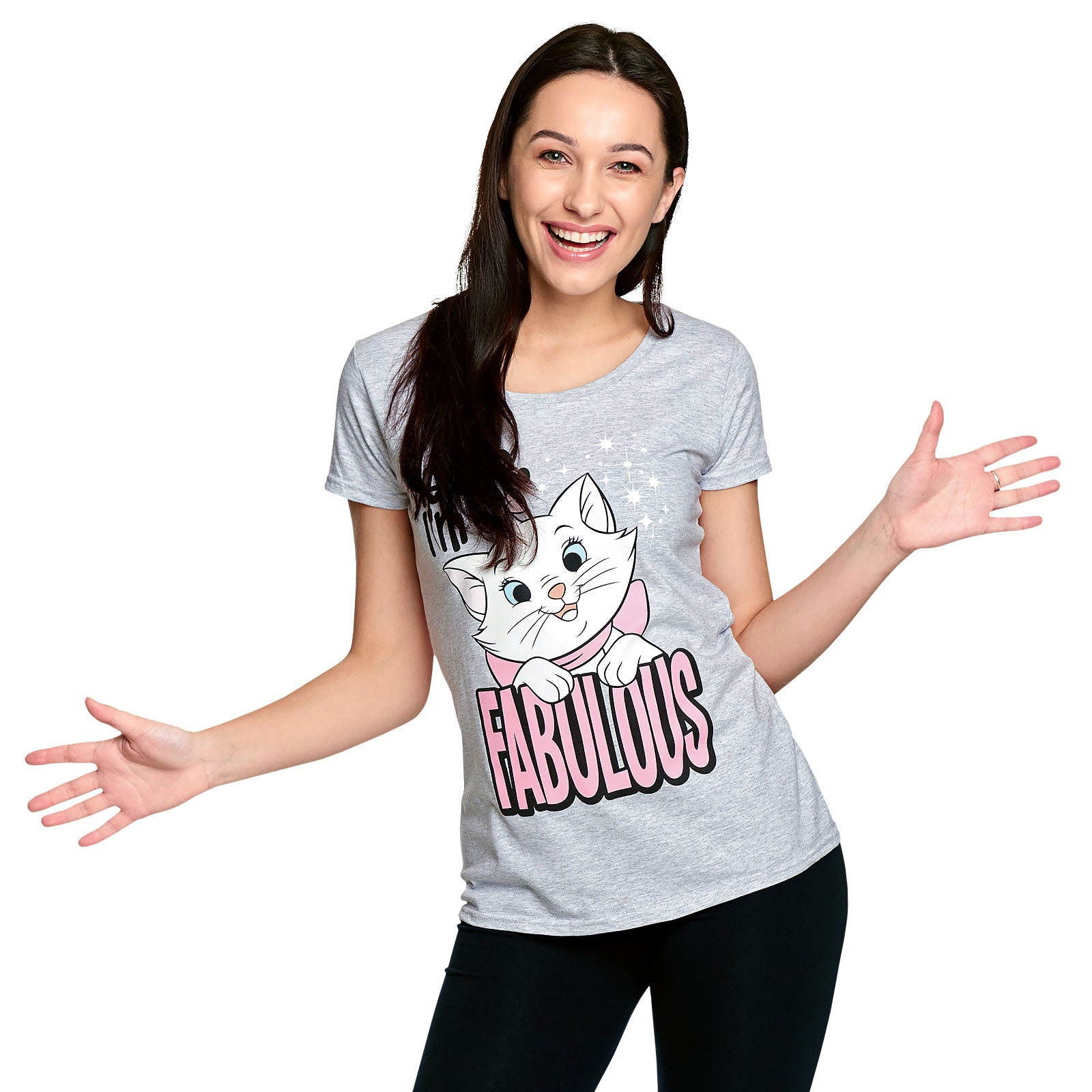 Produktbild Aristocats - Marie Fabulous T-shirt dam grå