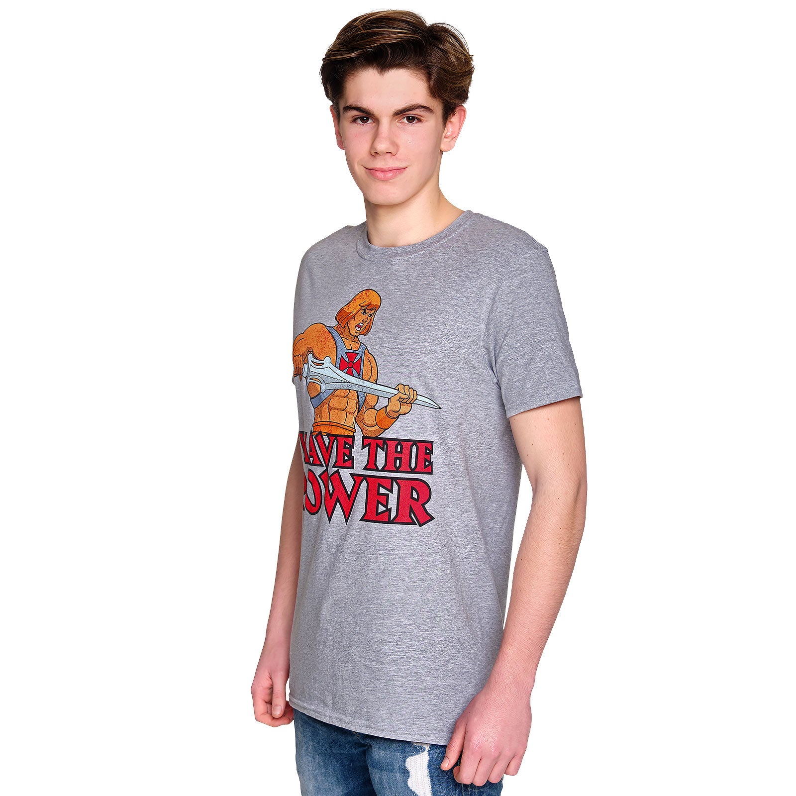 Produktbild Masters of the Universe - He-Man Power T-Shirt grå