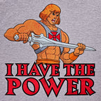 Produktbild Masters of the Universe - He-Man Power T-Shirt grå
