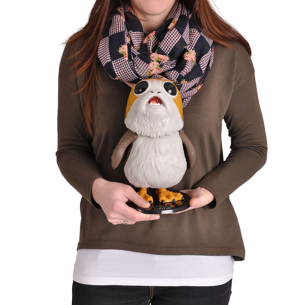 Produktbild Star Wars - Porg Funko Pop vickande huvudfigur 27 cm