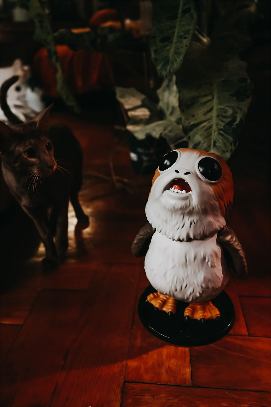 Produktbild Star Wars - Porg Funko Pop vickande huvudfigur 27 cm