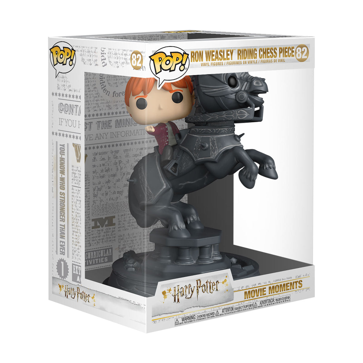 Produktbild Harry Potter - Ron med schackpjäs Funko Pop-figur 21 cm