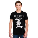 Produktbild Death Note - L Silhouette T-shirt svart