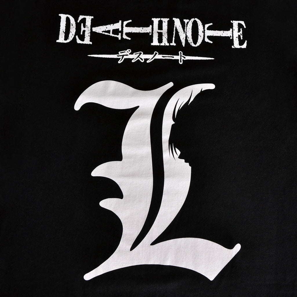 Produktbild Death Note - L Silhouette T-shirt svart