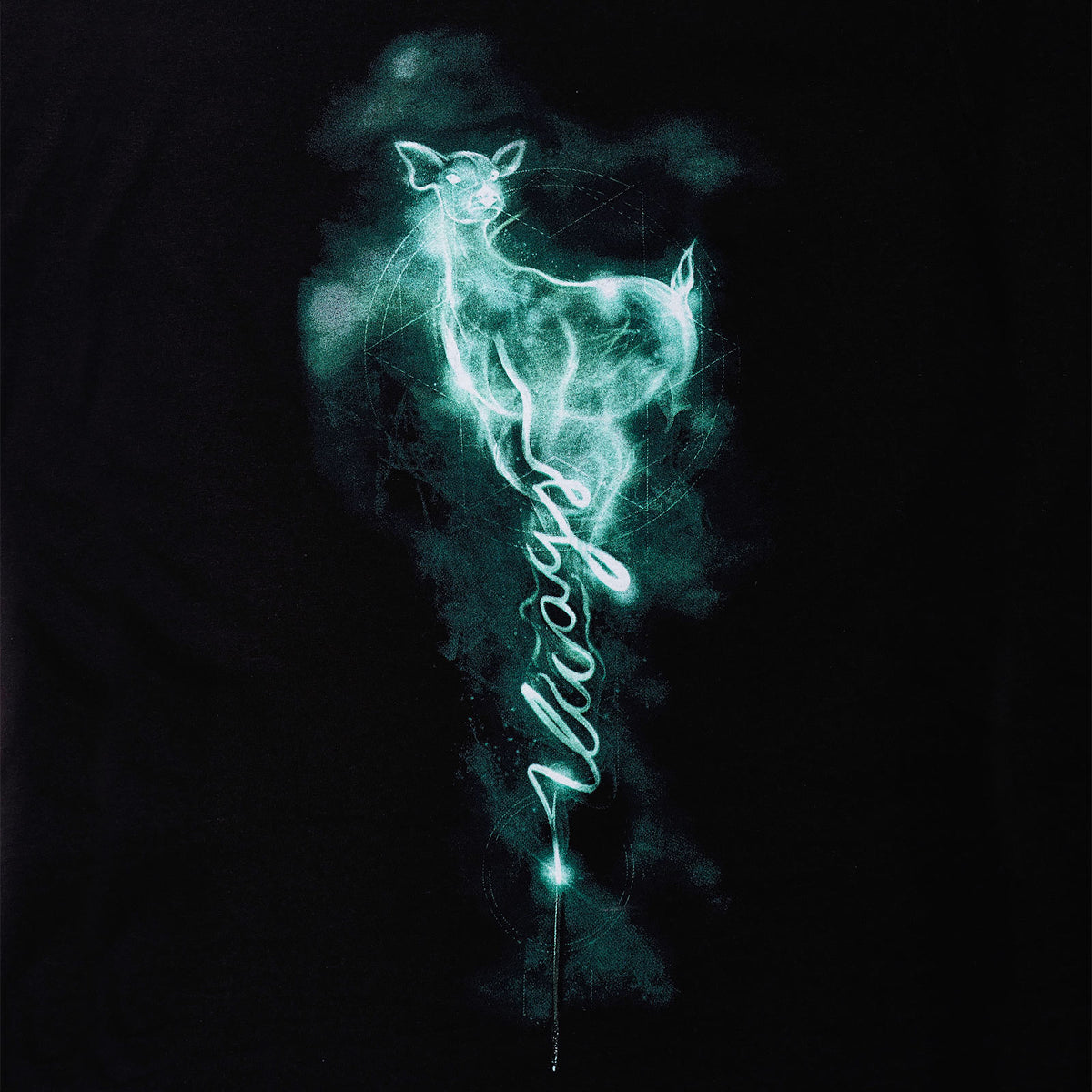 Produktbild Patronus Always T-shirt dam svart - Harry Potter