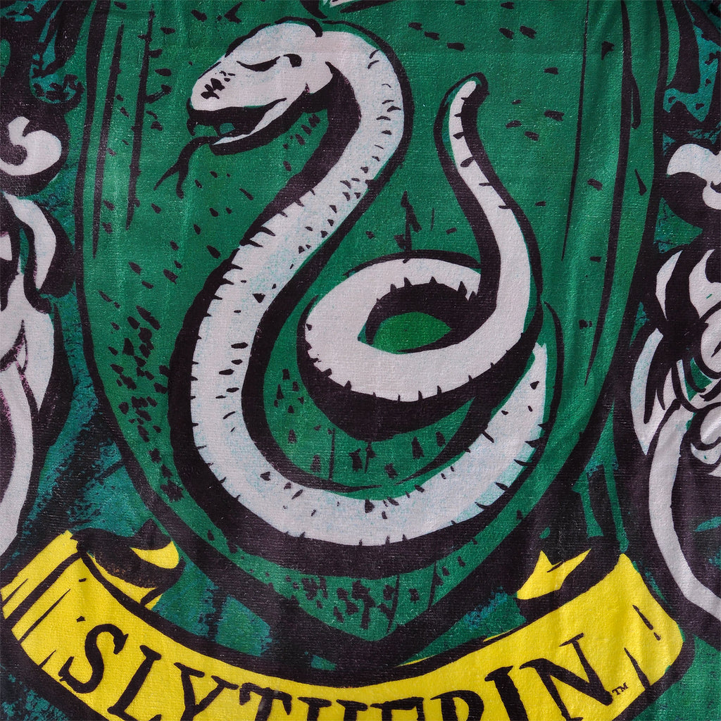Produktbild Harry Potter - Slytherin vapensköld strandhandduk