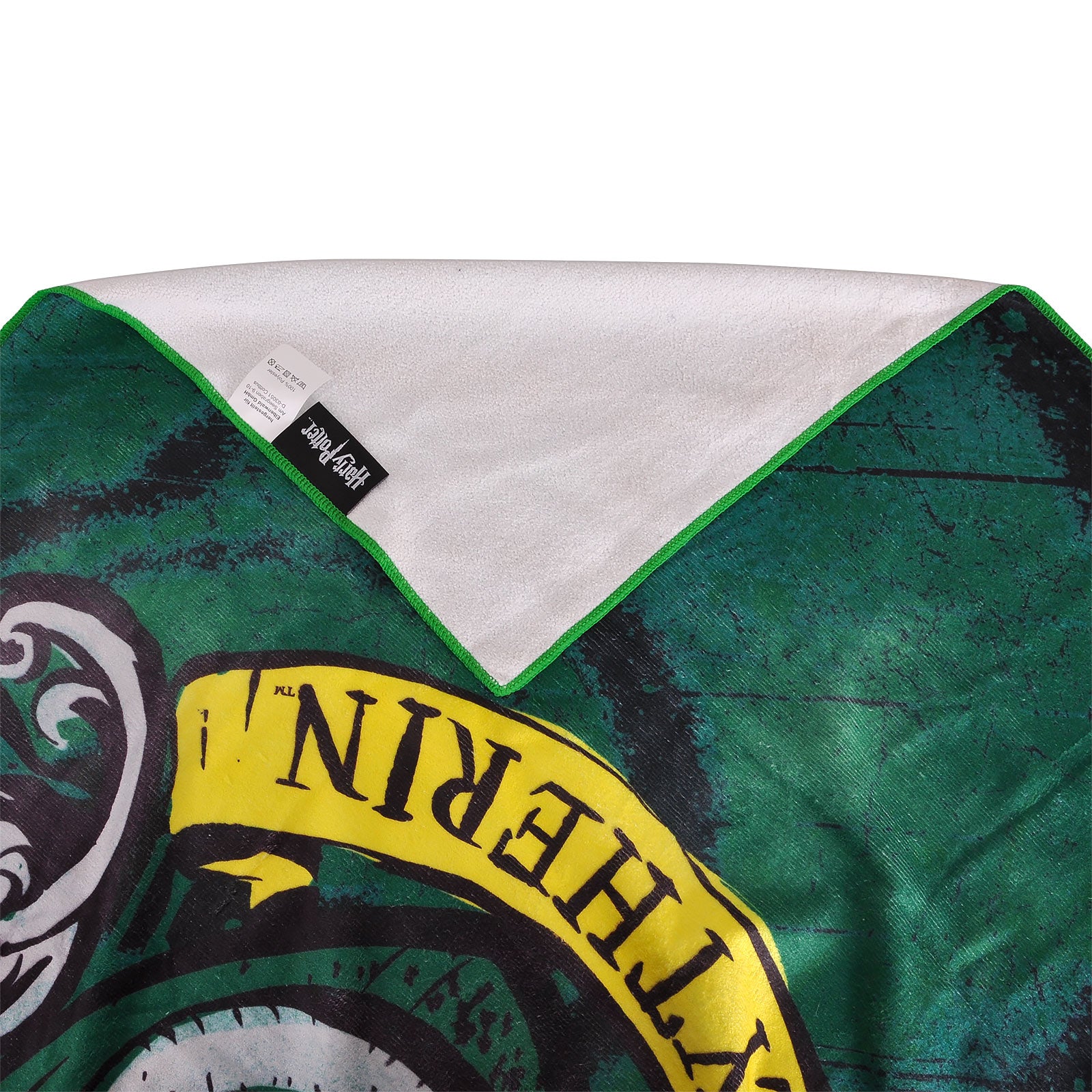 Produktbild Harry Potter - Slytherin vapensköld strandhandduk