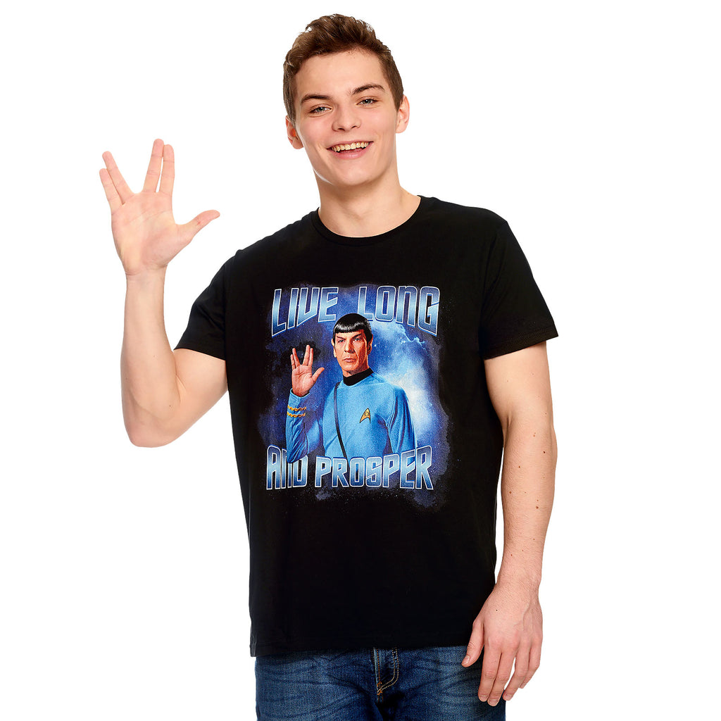 Produktbild Star Trek - Spock Live Long and Prosper T-shirt svart