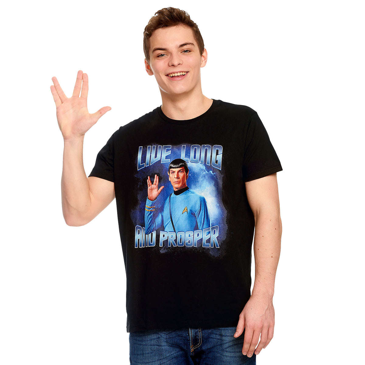 Produktbild Star Trek - Spock Live Long and Prosper T-shirt svart