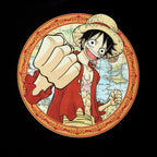 Produktbild One Piece - Ruffy Map T-Shirt svart