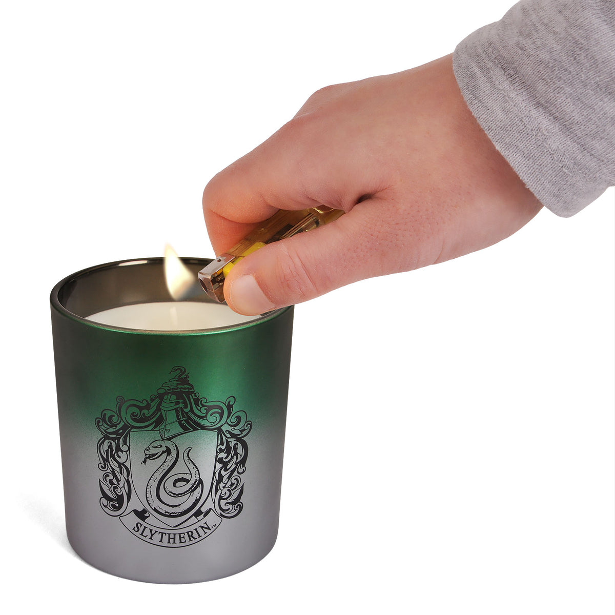 Produktbild Harry Potter - Slytherin-emblem ljus i glas