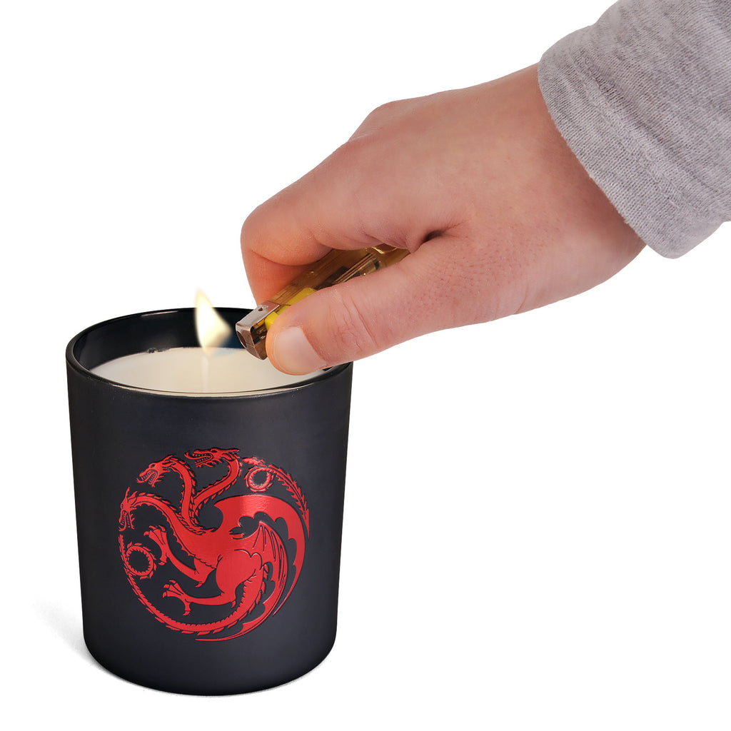 Produktbild Game of Thrones - Targaryen emblem ljus i glas