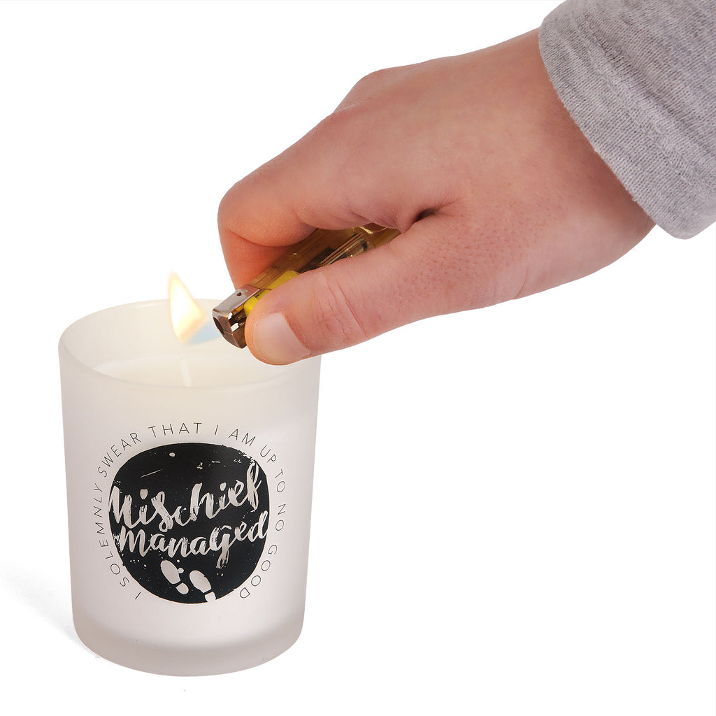 Produktbild Harry Potter - Mischief Managed ljus i glas