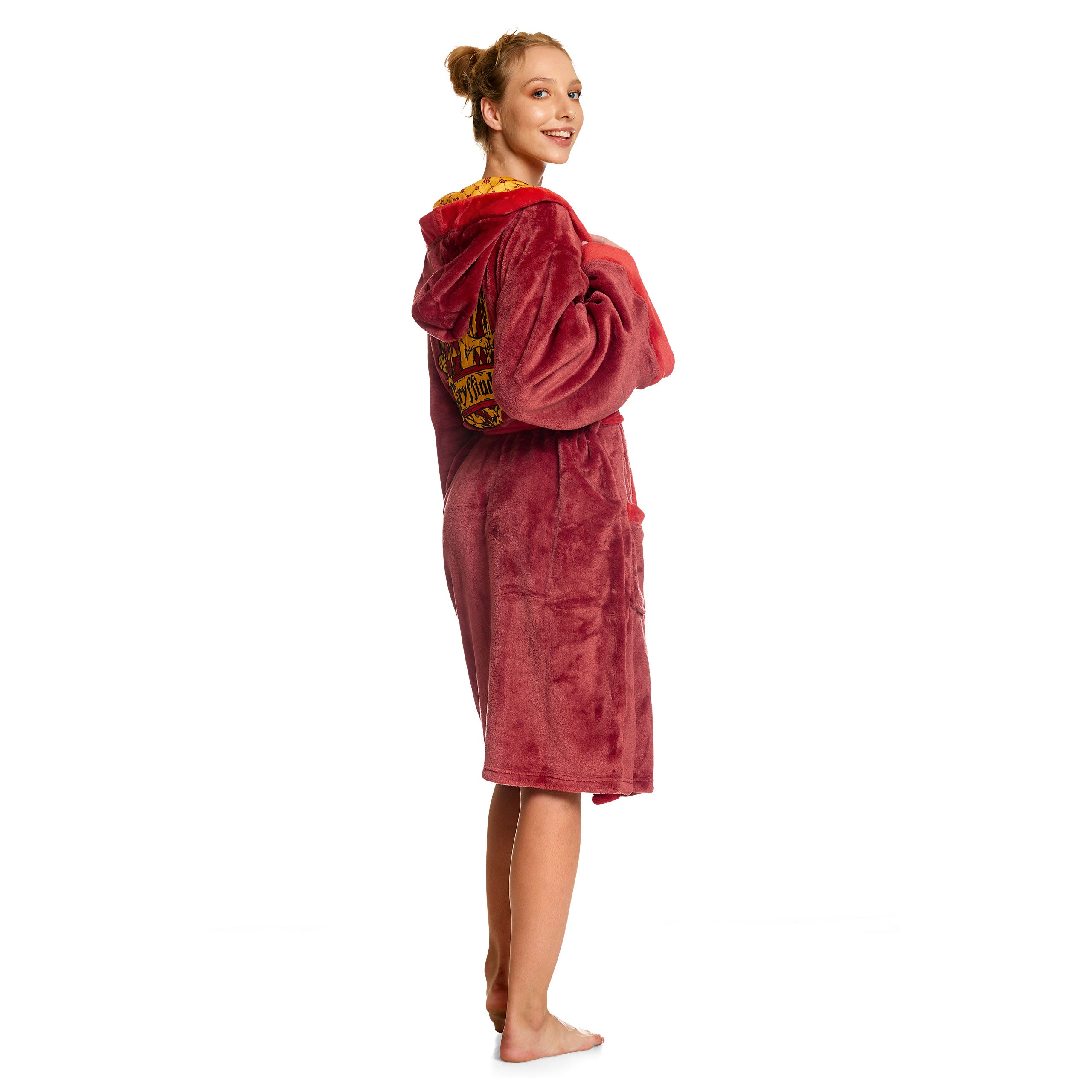 Produktbild Harry Potter - Gryffindor Emblem Morgonrock röd